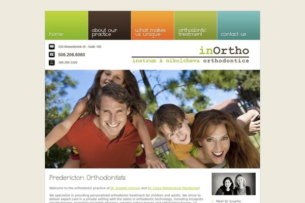 inortho.ca site used Inortho_theme