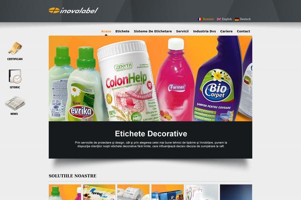 inovalabel.ro site used Inovolabel