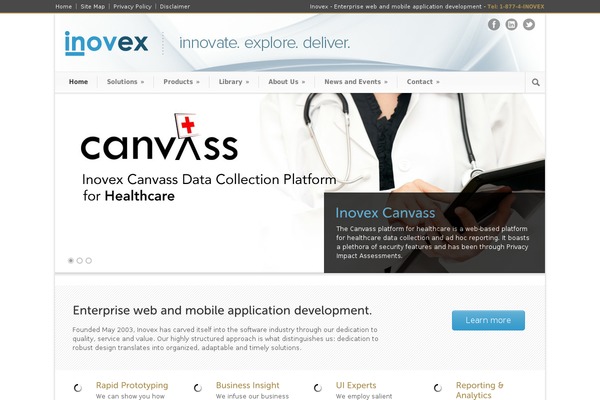 inovex.ca site used V3.0