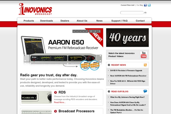 inovonicsbroadcast.com site used Inovonics