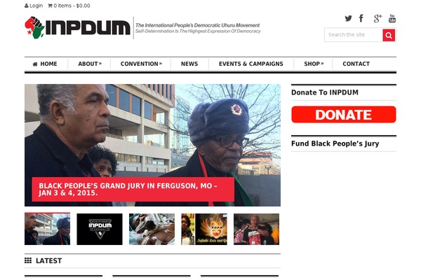 inpdum.org site used Charity