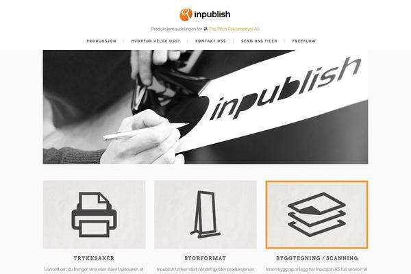 inpublish.no site used Thepitch-produksjon