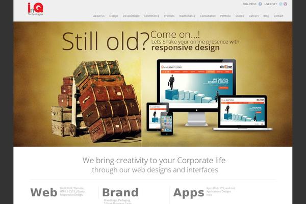 WordPress website example screenshot