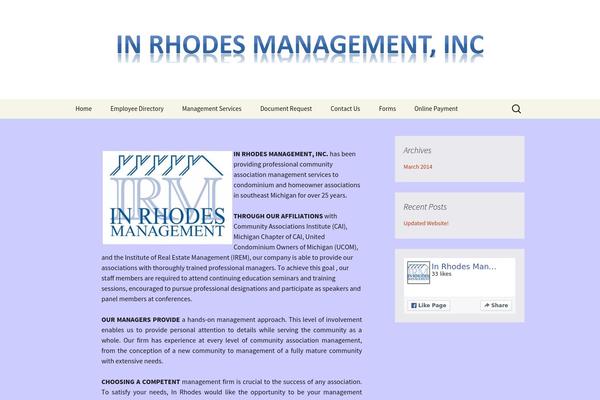 WordPress website example screenshot