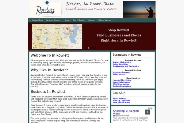 inrowlett.com site used Aaastartertheme102