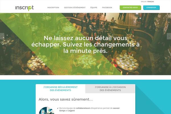 inscriptevent.com site used Inscript