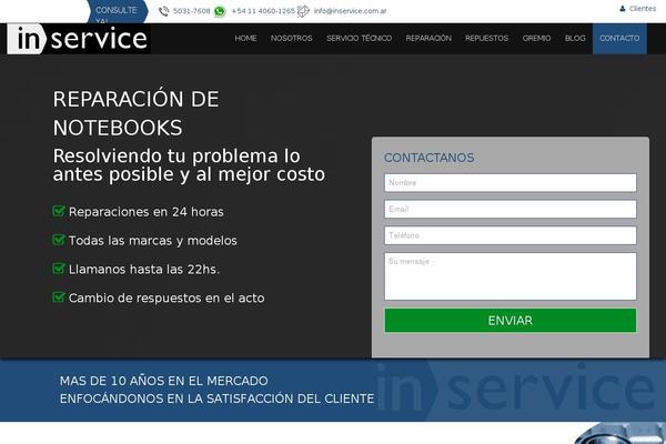 inservice.com.ar site used Inservice