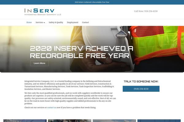 WordPress website example screenshot