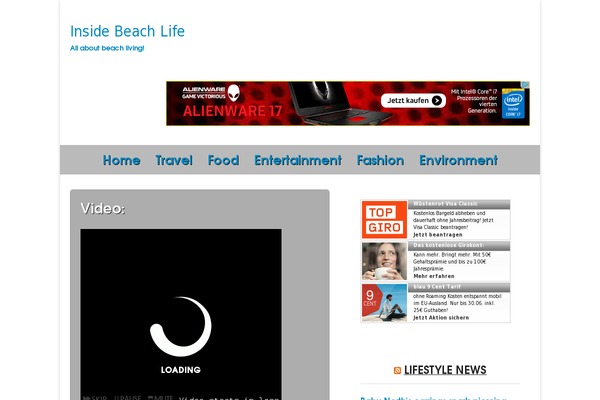 WordPress website example screenshot