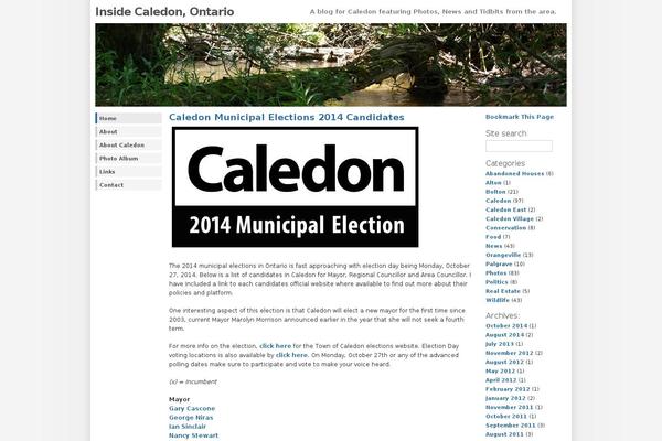 insidecaledon.com site used Caledon