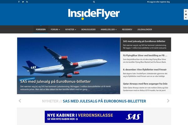 insideflyer.no site used Insideflyer