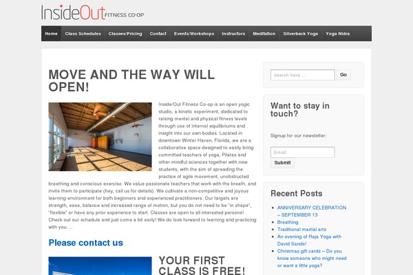 WordPress website example screenshot