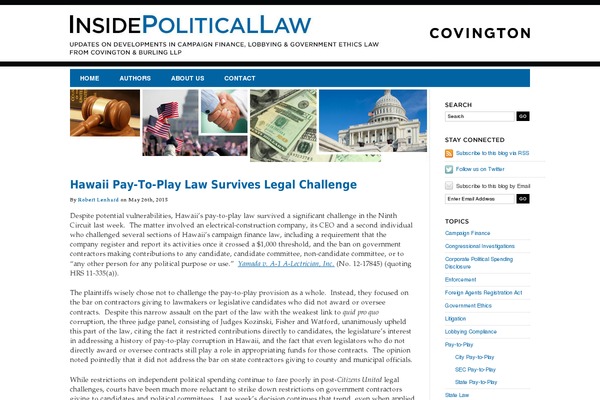 insidepoliticallaw.com site used B0001558-insidepoliticallaw