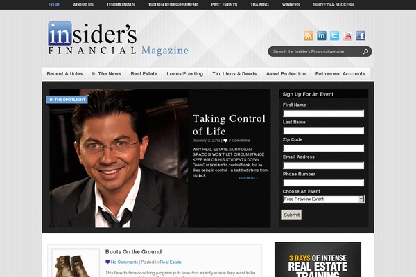 insidersfinancialmagazine.com site used Insiders-financial-magazine