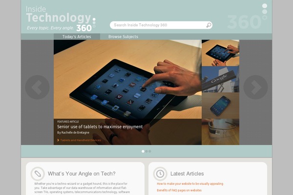 WordPress website example screenshot