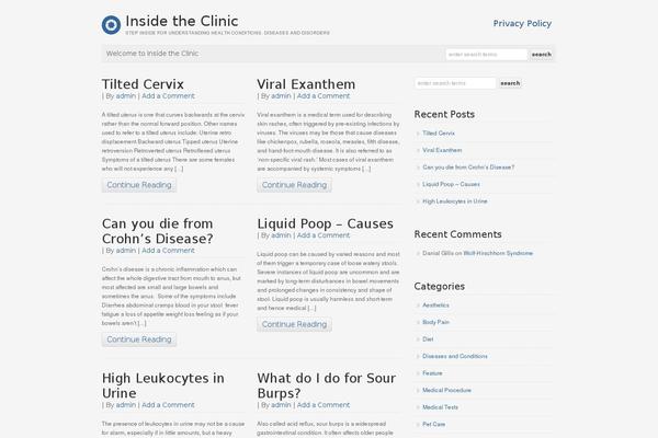 WordPress website example screenshot
