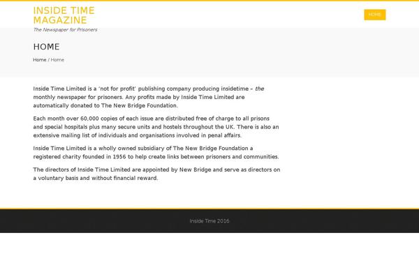 Total theme site design template sample