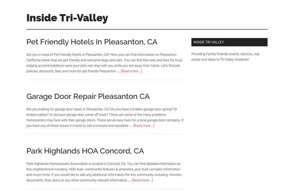Magazine Pro theme site design template sample