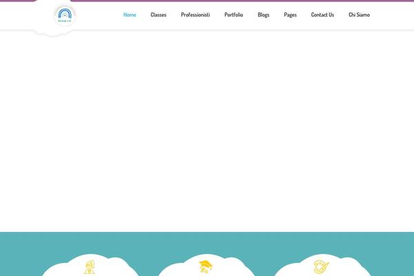 Preschool theme site design template sample