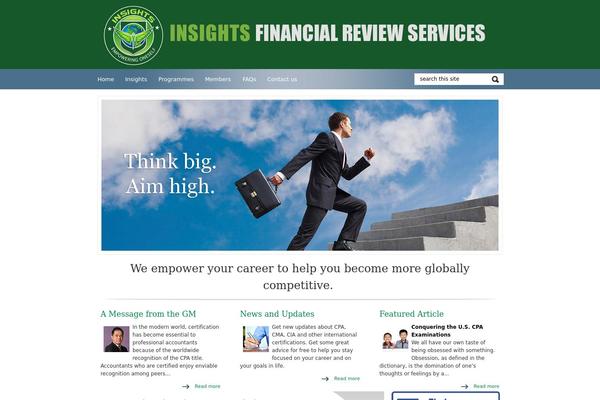 insightsfinancialreview.com site used Cozipress-pro