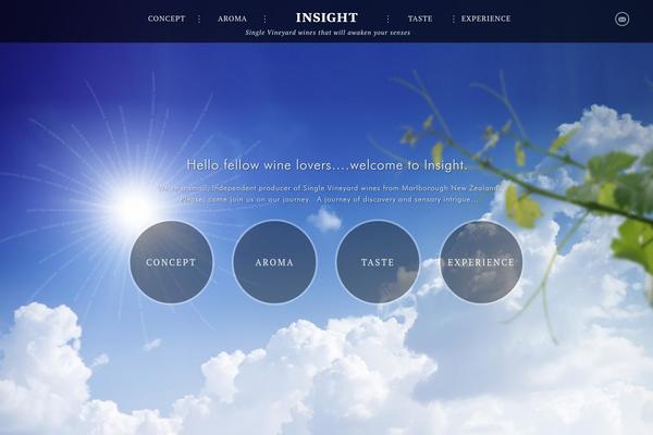 Insight theme site design template sample