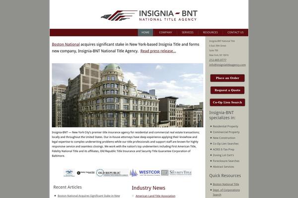 insigniatitleagency.com site used Insigniabnt4