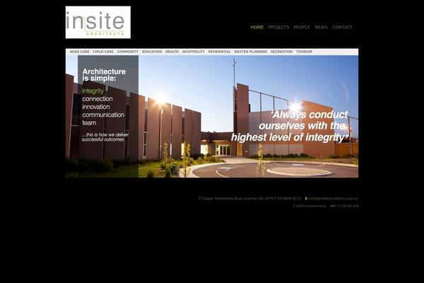 insitearchitects.com.au site used Insite