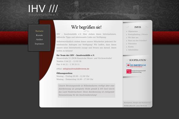 insolvenzhilfeverein.de site used Ihv2011