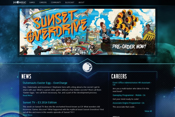 insomniacgames.com site used Insomniacgames