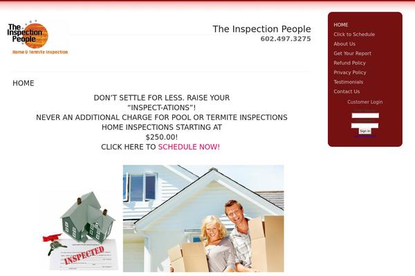 inspectionpeopleaz.com site used Fluid-red
