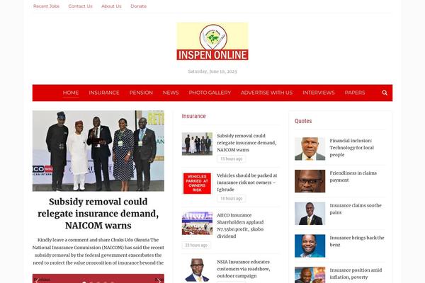 inspenonline.com site used Tribune