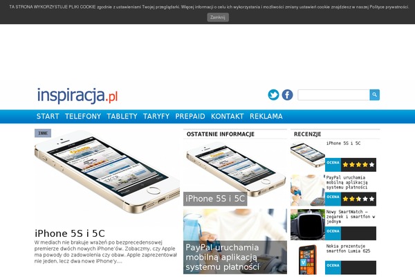 inspiracja.pl site used Topgadget-singlepro