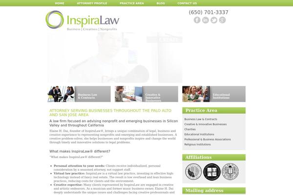 inspiralaw.com site used Inspiralaw