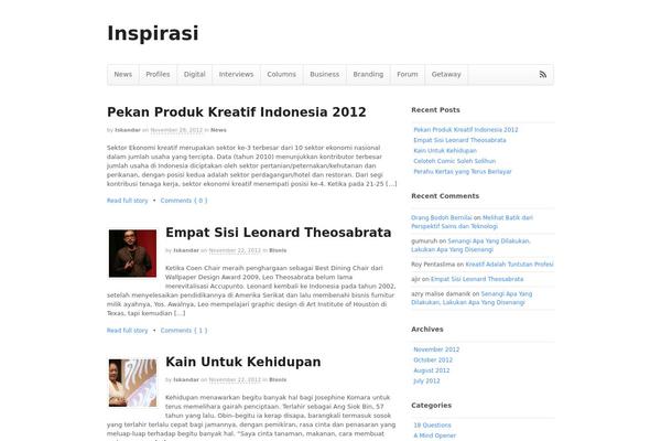 Canvas theme site design template sample