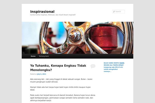 WordPress website example screenshot