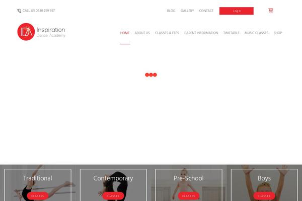 Maruthi theme site design template sample
