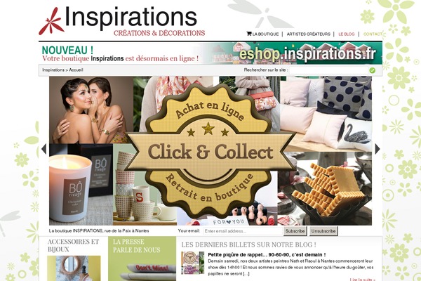 inspirations.fr site used Inspirations