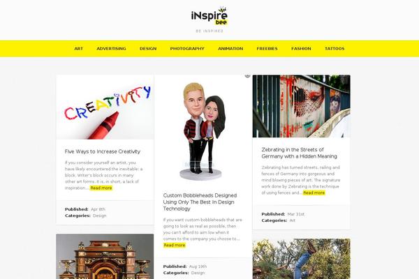 WordPress website example screenshot