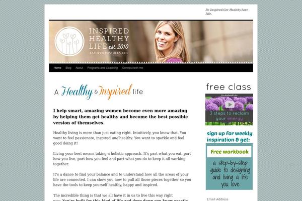 Twenty Ten theme site design template sample