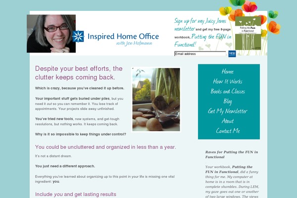 inspiredhomeoffice.com site used Alliecreative