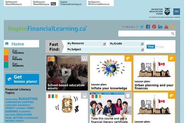 inspirefinanciallearning.ca site used Ifl