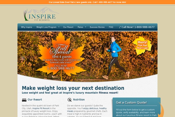 Wellness theme site design template sample