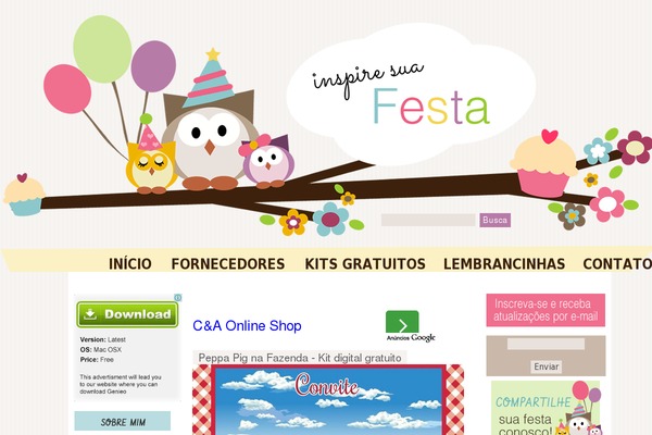 inspiresuafesta.com site used Isf