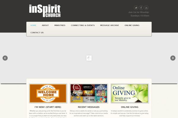 Blessing theme site design template sample