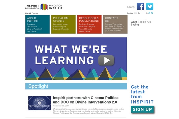 WordPress website example screenshot