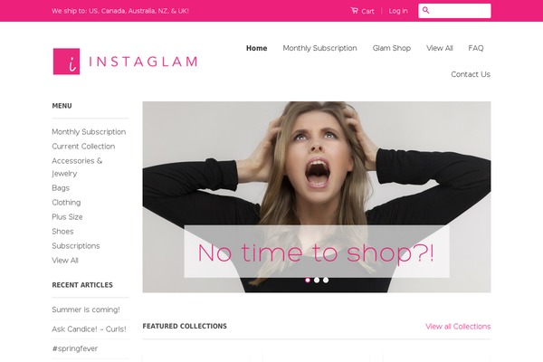 instaglambox.com site used Beautyshop
