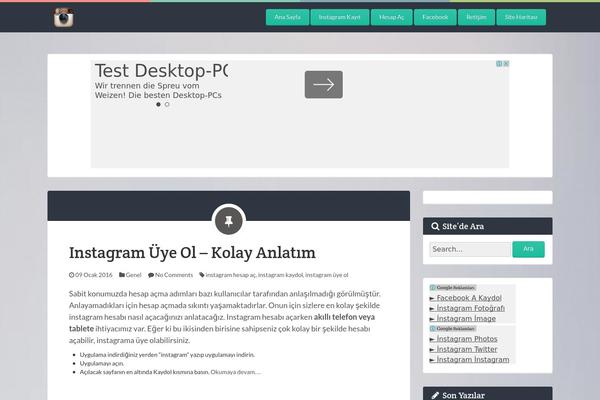 Keilir theme site design template sample