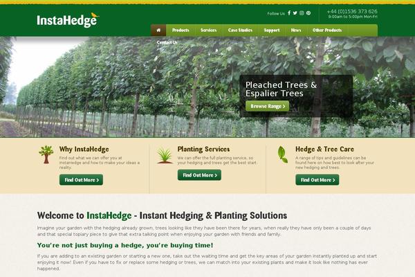 instahedge.com site used Instahedge