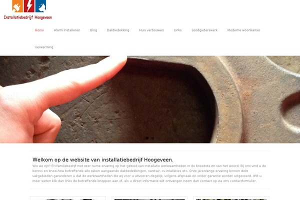 WordPress website example screenshot