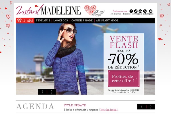 instant-madeleine.com site used Instantmadeleine_2015